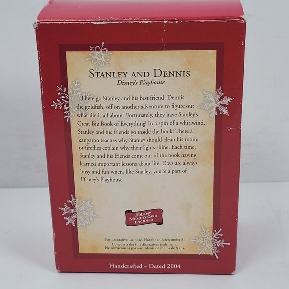 Hallmark Keepsake Ornament Stanley & Dennis Disneys Playhouse 2004 - Picture 2 of 5